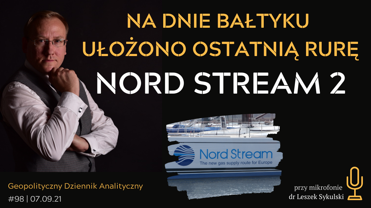 Na dnie Bałtyku ułożono ostatnią rurę Nord Stream 2